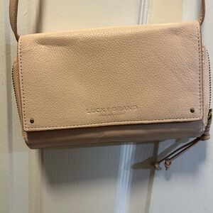 light pink lucky brand hand bag